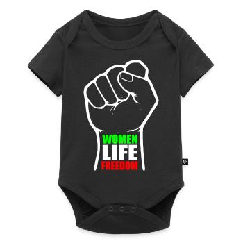 Women life freedom - Baby Premium short-sleeve bodysuit - black - Front