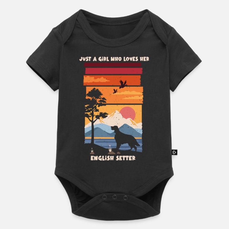 Deutsch Setter - Body à manches courtes Premium Bébé - noir