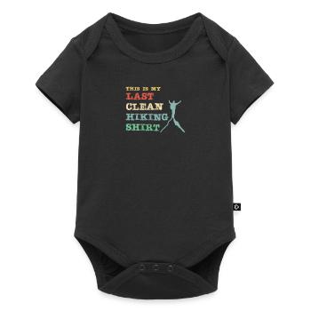 C’est ma dernière chemise de randonnée propre - Body à manches courtes Premium Bébé - noir - Devant
