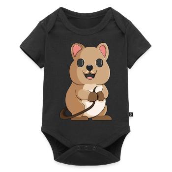 Quokka 2 - Baby Premium short-sleeve bodysuit - black - Front