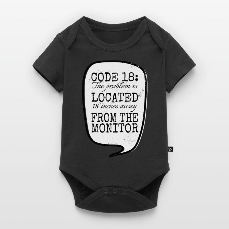 computer science cool coding fingers hacking jokes Baby Premium Kurzarmbody