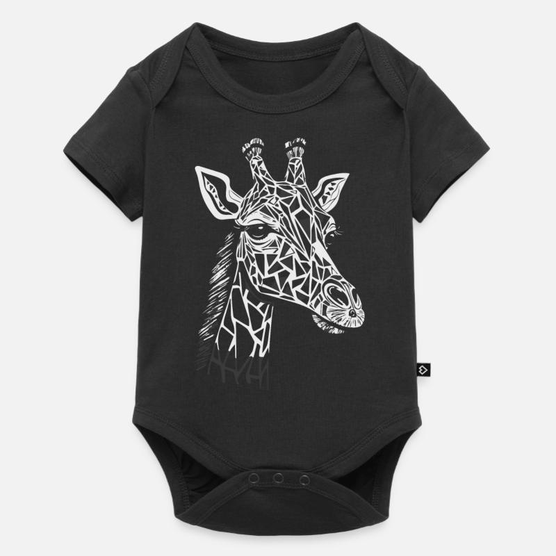 Giraffe - Baby Premium short-sleeve bodysuit - black