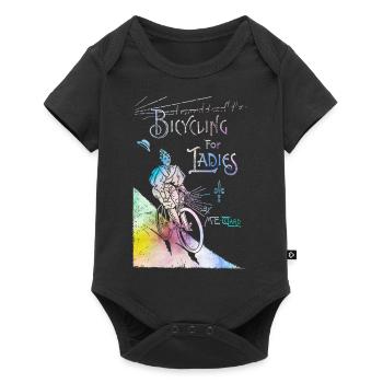 Bicycling for Ladies - Baby Premium short-sleeve bodysuit - black - Front