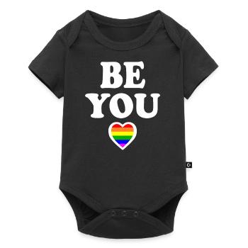 Be you - Baby Premium short-sleeve bodysuit - black - Front