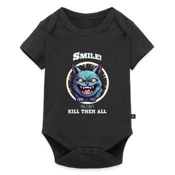SMILE you can't kill them all - Baby Premium Kurzarmbody - Schwarz - Vorne