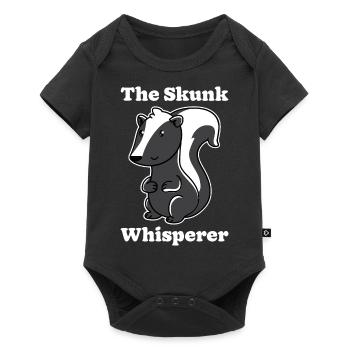 Stinktierflüsterer - Baby Premium Kurzarmbody - Schwarz - Vorne