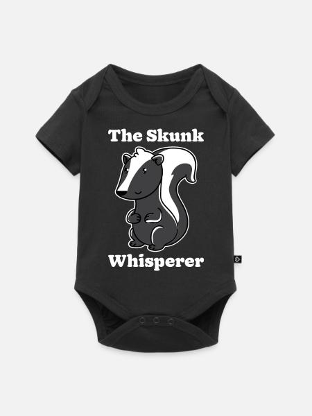 Stinktierflüsterer - Baby Premium Kurzarmbody - Schwarz