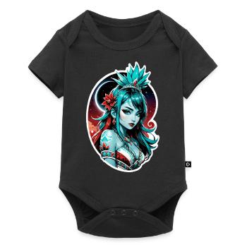 Indian Princess - Aztek - Baby Premium short-sleeve bodysuit - black - Front