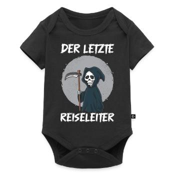 Der letzte Reiseleiter Sensenmann - Baby Premium Kurzarmbody - Schwarz - Vorne