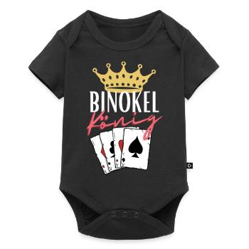 Binocular King - Baby Premium short-sleeve bodysuit - black - Front