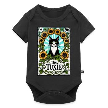Der Tuxie - Baby Premium Kurzarmbody - Schwarz - Vorne