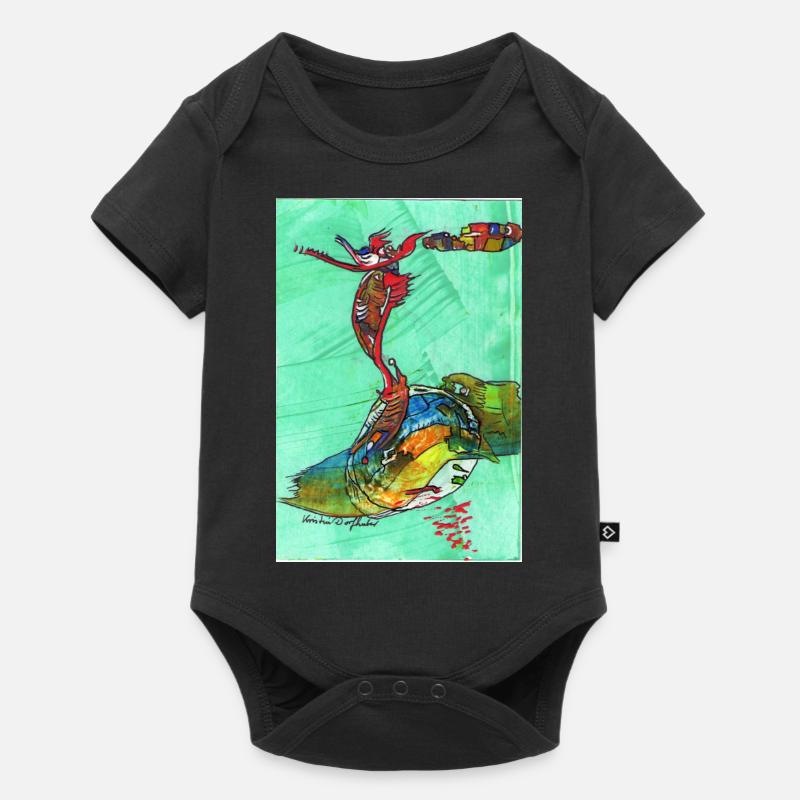 FUNtasie - Body à manches courtes Premium Bébé - noir