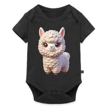 Alpaga 3 - Body à manches courtes Premium Bébé - noir - Devant