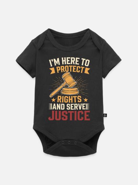 Rechtsanwalt - Baby Premium Kurzarmbody - Schwarz