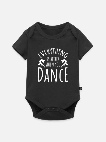 Dancing Dance Dance Teacher Dance Dancing - Baby Premium short-sleeve bodysuit - black