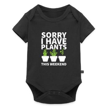 Garden Gardener Flowers Plant Garden - Baby Premium short-sleeve bodysuit - black - Front