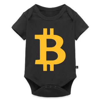bitcoin - Baby Premium short-sleeve bodysuit - black - Front
