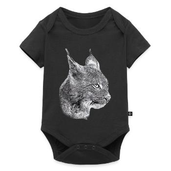 Lynx Cat Freedom Wild Cat Cat - Baby Premium short-sleeve bodysuit - black - Front