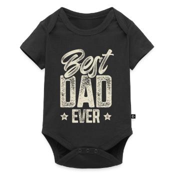 Dad Father Father's Day Best Dad - Baby Premium short-sleeve bodysuit - black - Front