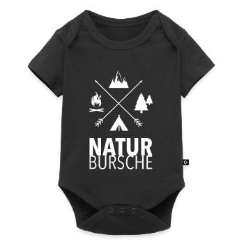 CAMPER NATURBURSCHE NEU - Baby Premium Kurzarmbody - Schwarz - Vorne