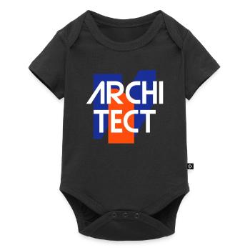 Architecte (figures géométriques) - Body à manches courtes Premium Bébé - noir - Devant
