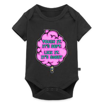 Sweets Sugar Sweet Tooth Delicious Statement - Baby Premium short-sleeve bodysuit - black - Front