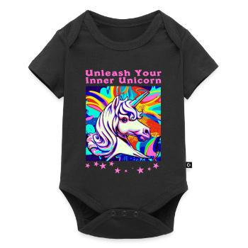 Chemise magique pour les rêveurs - Body à manches courtes Premium Bébé - noir - Devant