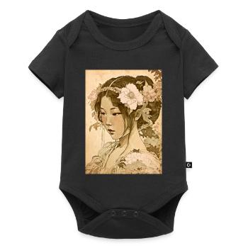 Heart of Japan 01 - Baby Premium short-sleeve bodysuit - black - Front