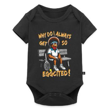 Chemise de tennis Pourquoi si excité Drôle - Body à manches courtes Premium Bébé - noir - Devant