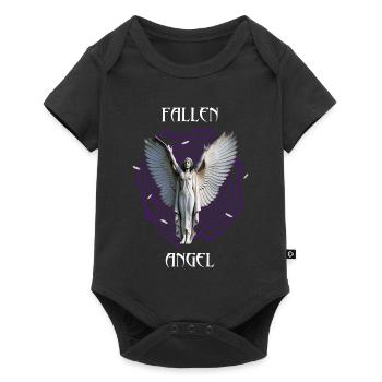 Gefallener Engel - Baby Premium Kurzarmbody - Schwarz - Vorne