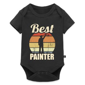 Best Painter - Baby Premium short-sleeve bodysuit - black - Front