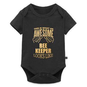 Beekeeper Beekeeper Beekeeper - Baby Premium short-sleeve bodysuit - black - Front