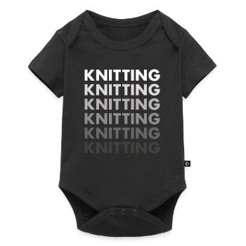 Tricoteuse Tricot - Body à manches courtes Premium Bébé - noir - Devant