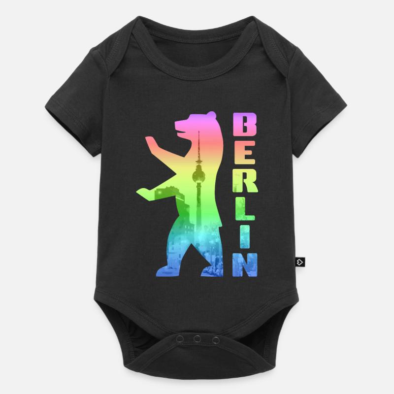Berlin Pride - Body à manches courtes Premium Bébé - noir