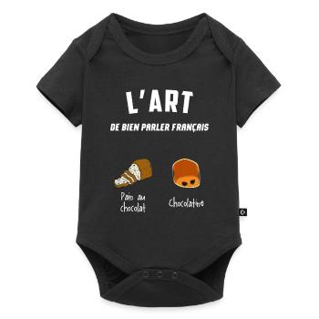 Fierté Sud Ouest Gift Idea - Baby Premium short-sleeve bodysuit - black - Front