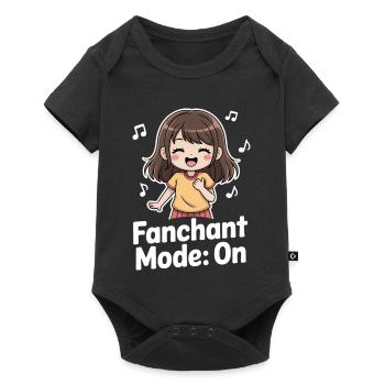 K-Pop Fanchant Korea Music - Baby Premium short-sleeve bodysuit - black - Front