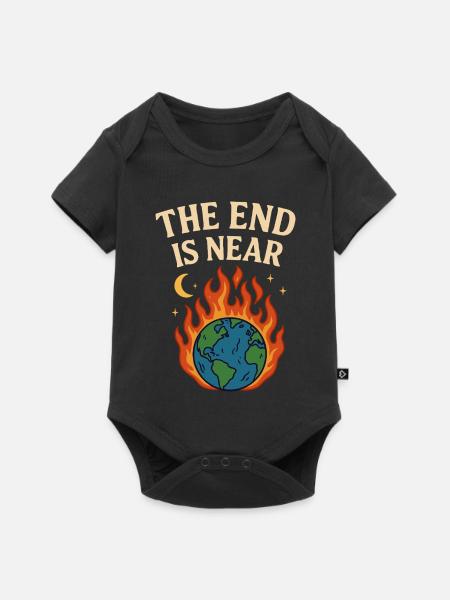 Das Ende naht - Baby Premium Kurzarmbody - Schwarz