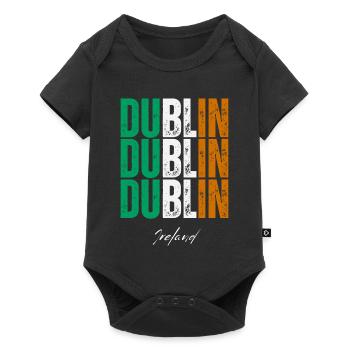 Dublin Irlande, souvenir de Dublin - Body à manches courtes Premium Bébé - noir - Devant