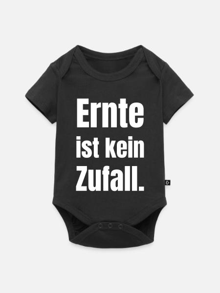 Ernte ist kein Zufall - Baby Premium Kurzarmbody - Schwarz