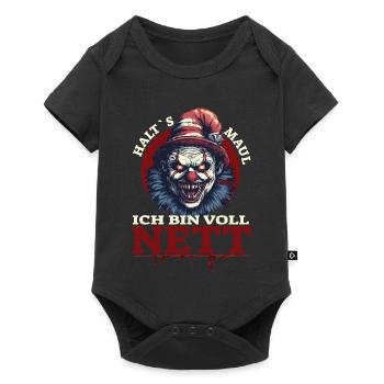 Shut up - I'm really nice - Baby Premium short-sleeve bodysuit - black - Front