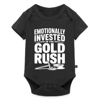 Emotionally Invested in the Gold Rush - Baby Premium short-sleeve bodysuit - black - Front