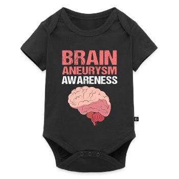 Brain Aneurysm - Baby Premium short-sleeve bodysuit - black - Front