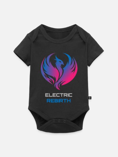 Phoenix Neon - Baby Premium Kurzarmbody - Schwarz