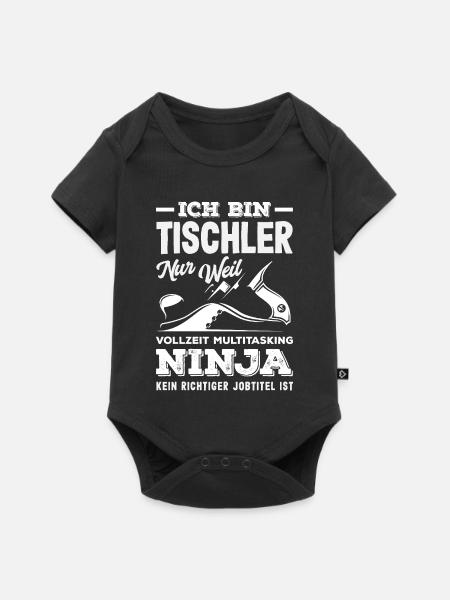 Tischler Multitasking Ninja - Baby Premium Kurzarmbody - Schwarz