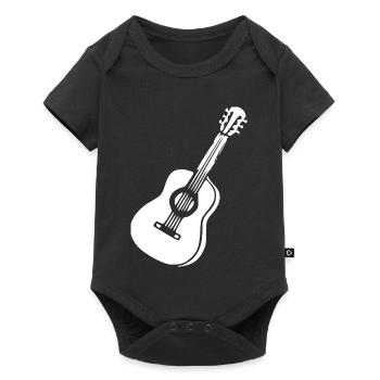 Guitare Music Gift Musicien Guitariste - Body à manches courtes Premium Bébé - noir - Devant