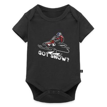 Snowmobile, snowmobile, got snow - Baby Premium short-sleeve bodysuit - black - Front