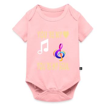 You 800 my heart You 1000 - Body à manches courtes Premium Bébé - rose - Devant