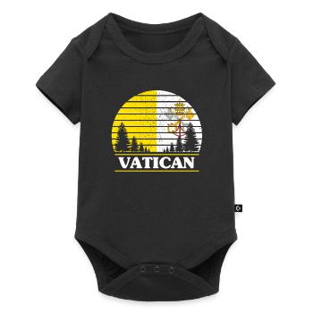 Vatican - Body à manches courtes Premium Bébé - noir - Devant