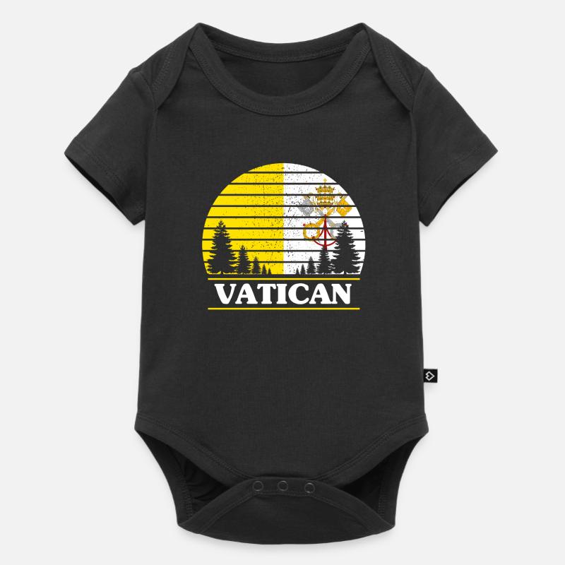 Vatican - Baby Premium short-sleeve bodysuit - black