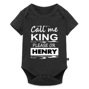 My name is Henry I am Henry I love Henry Gift - Baby Premium short-sleeve bodysuit - black - Front